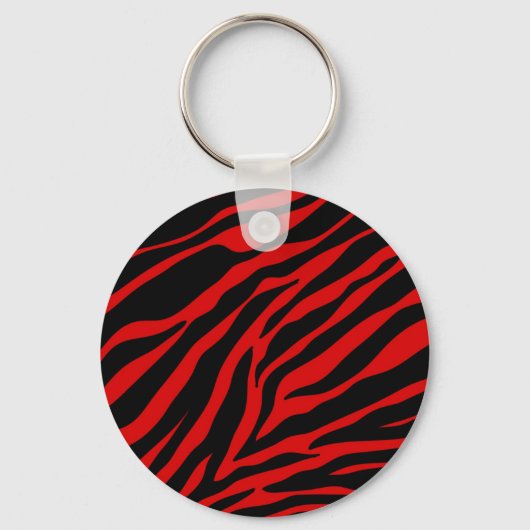 rode zebra sleutelhanger (Voorkant)