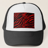 rode zebra trucker pet (Voorkant)