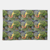 rode zebravis theedoek (Horizontaal)