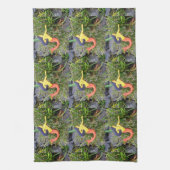 rode zebravis theedoek (Verticaal)