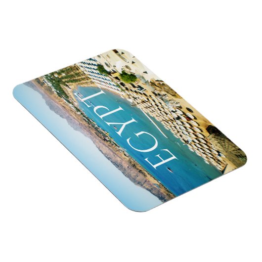 Rode zee in het Briefkaart Sharm el Sheikh (Egypte Magneet (Rechterzijde)