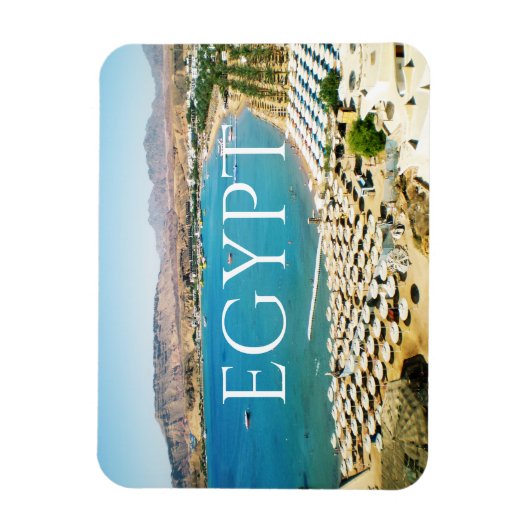 Rode zee in het Briefkaart Sharm el Sheikh (Egypte Magneet (Verticaal)