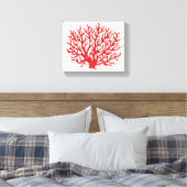  Rode Zee Koraal Wanddecoratie  (Insitu (Slaapkamer))