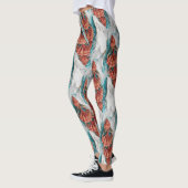 Rode Zee schelpen Leggings (Links)