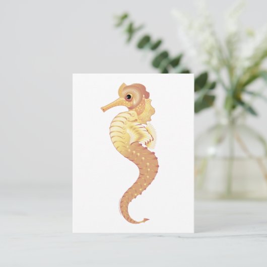 Rode Zee Stallion Briefkaart (Staand voorkant)