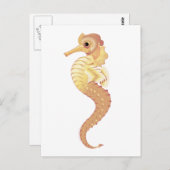 Rode Zee Stallion Briefkaart (Voorkant / Achterkant)