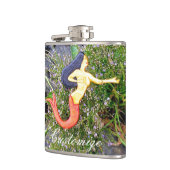 rode zeemeermin heupfles (Links)