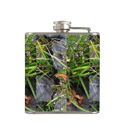 rode zeemeermin heupfles (Achterkant)