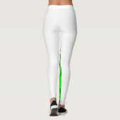 rode zeemeermin met groene staart leggings (Achterkant)