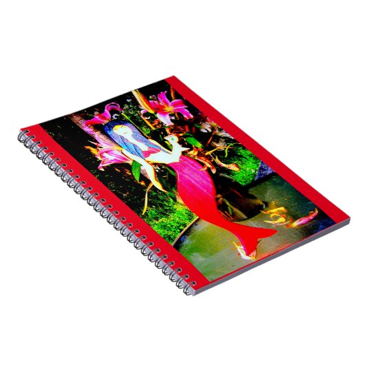 rode zeemeermin notitieboek (Rechterzijde)