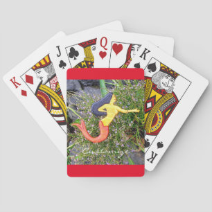 rode zeemeermin pokerkaarten