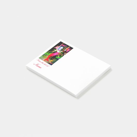 rode zeemeermin post-it® notes (Schuin)