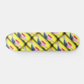 rode zeemeermin skateboard (Horizontaal)