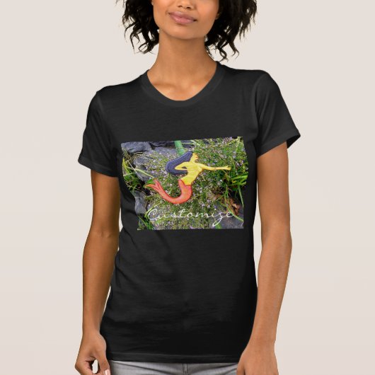 rode zeemeermin t-shirt (Voorkant)
