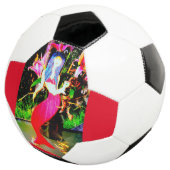 rode zeemeermin voetbal (Drie kwart)