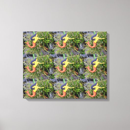 rode zeemeerminnaars canvas afdruk (Voorkant)