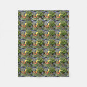 rode zeemeerminnaars fleece deken (Voorkant)