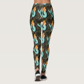 rode zeemeervis leggings (Achterkant)