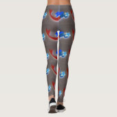 rode zeemuizen grijs leggings (Achterkant)