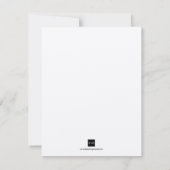 Rode zeeschelp trouw aankondiging save the date (Achterkant)