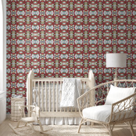 Rode zeester klein behang