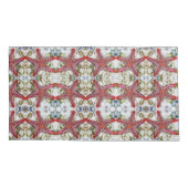 Rode zeester medium patroon kussensloop (Achterkant)