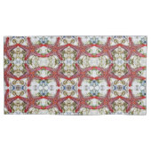 Rode zeester medium patroon kussensloop (Voorkant)