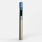 Rode zeester op witte zandband Case-Mate iPhone case (Achterkant/rechts)