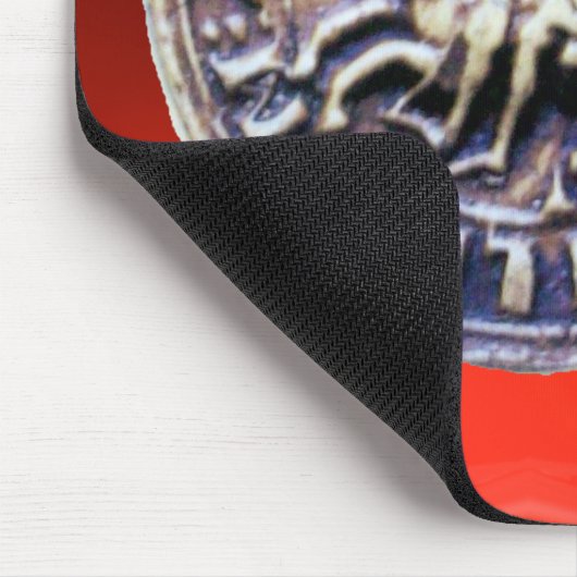 RODE ZEGEL VAN DE TEMPELIER RIDDERS MUISMAT (Hoek)