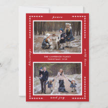 Rode Zegeningen Vrede Liefde Vreugde Kerstmis Twee