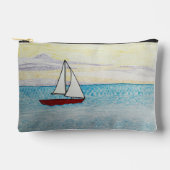 Rode zeilboot etui (Voorkant)