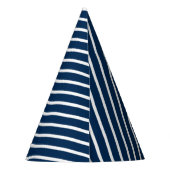 Rode zeilboot Nautische verjaardag Feesthoedjes (Achterkant)
