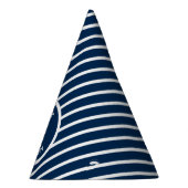 Rode zeilboot Nautische verjaardag Feesthoedjes (Rechts)