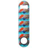 rode zeilflesopening speed flessenopener (Achterkant)