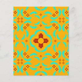 Rode Zia Symbolen New Mexico Turquoise Veren