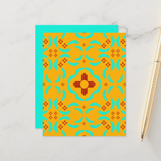 Rode Zia Symbolen New Mexico Turquoise Veren