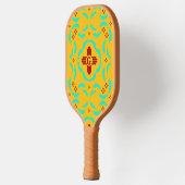 Rode Zia Symbolen New Mexico Turquoise Veren Pickleball Paddle (Links)