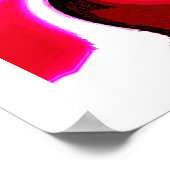 Rode ziel poster (Hoek)