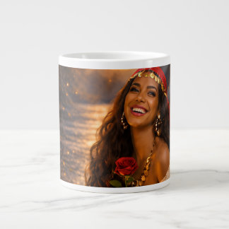 rode zigeunerin grote koffiekop