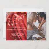 Rode Zijde De nacht voor het repetitief Inwendige  Kaart (Voorkant)