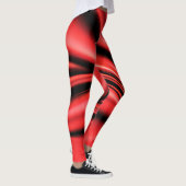Rode Zijde Satijn Luxe Leggings (Rechts)