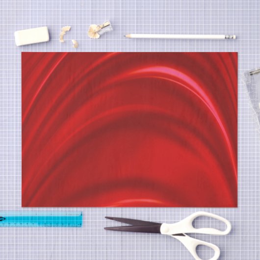 Rode zijde tissuepapier (Craft)