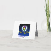 Rode, zilveren NEP-folie bloemkaart voor dankbetui Bedankkaart (Achterkant)