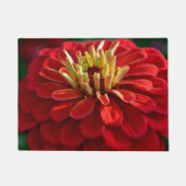 Rode zinnia deurmat (Voorkant)