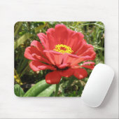Rode Zinnia Muismat (Met muis)
