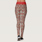 Rode Zoete Hartjes Leggings (Achterkant)
