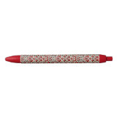 Rode Zoete Hartjes  Zwarte Inkt Pen (Voorkant)