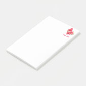 Rode zoete juicy watermeloenen — gebak — vers post-it® notes (Schuin)