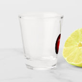 Rode zoete kers - Smakelijk - Proost Shot Glas (Links)