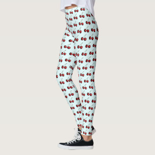 Rode zoete kersen - Kies uw kleuren Leggings